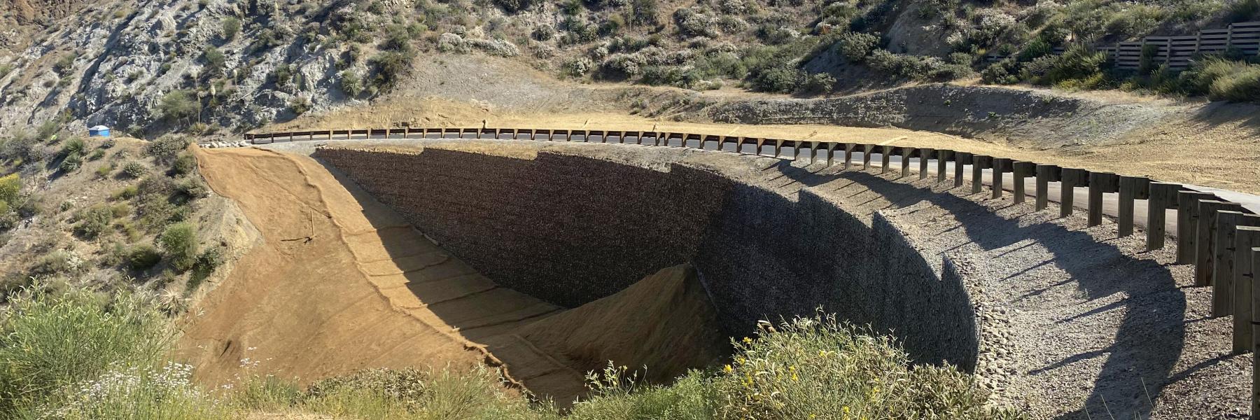 Santa Clara Divide extension wall