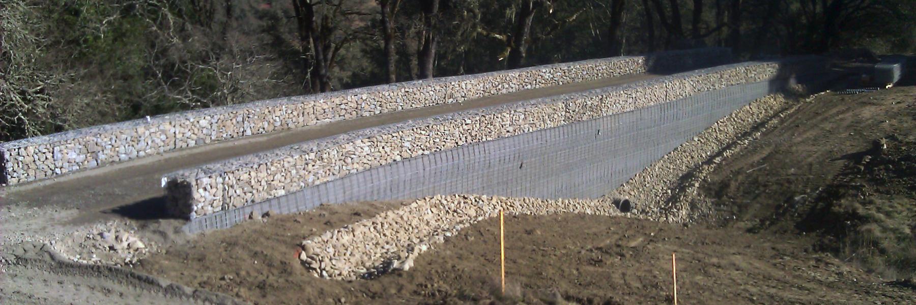 Chalk Hill Road ArtWeld Gabions and Welded Wire Wall